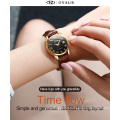 Top Luxury Brand OYALIE Women Mechanical Watch Fashion Genuine Leather Automatic Movt Watch  Relogio Feminino Clock